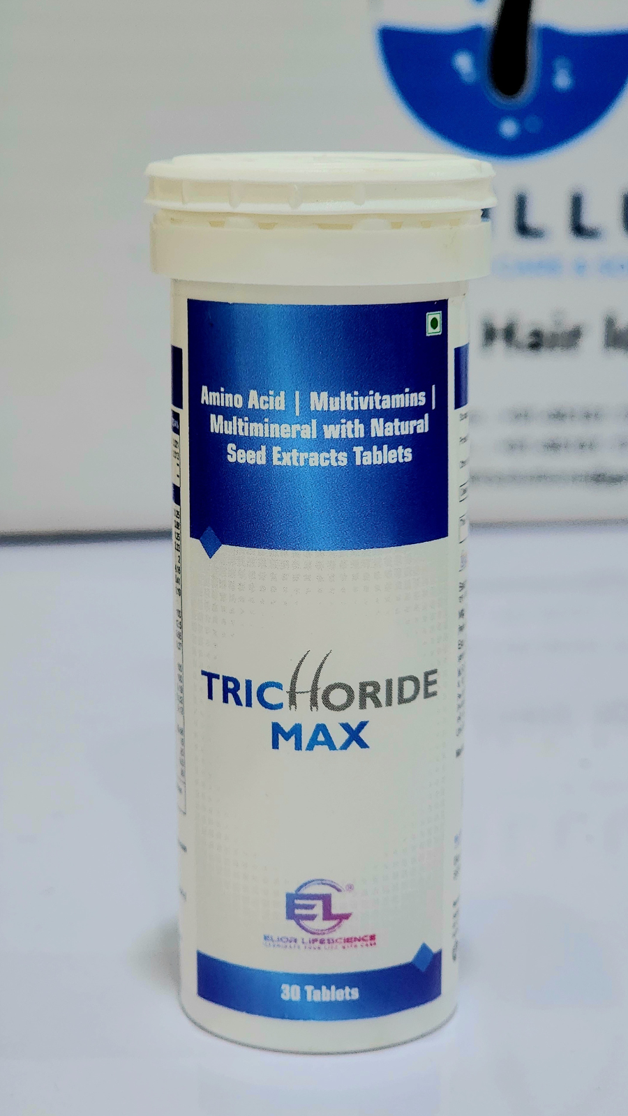 Trichoride Max Tablets (Biotin/Multi-Vitamins/Minerals/Amino Acids/Natural Seeds Extracts)